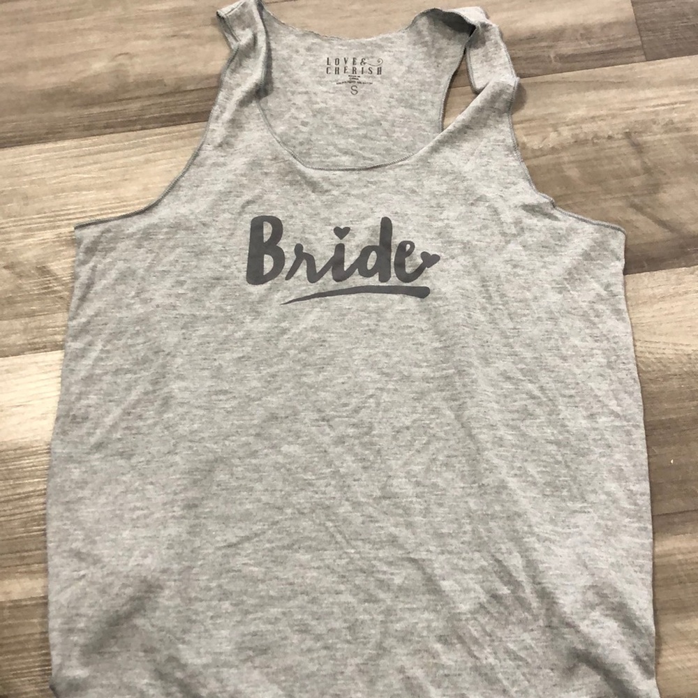 Bride tank top